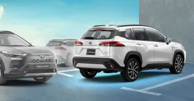 Toyota Corolla Cross 2026 - an toàn - Hệ thống cảnh báo phương tiện cắt ngang phía sau (RCTA)